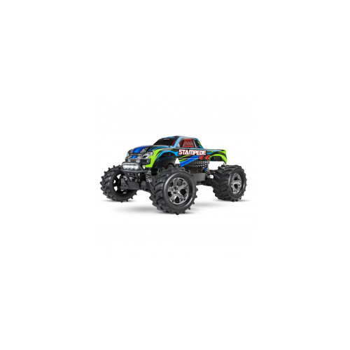 TRAXXAS STAMPEDE BRUSHED 4X4 WITH LED LIGHTS - BLUE