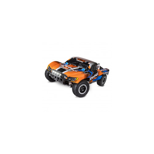 TRAXXAS SLASH 4X4 BRUSHED WITH LED LIGHTS - ORANGE