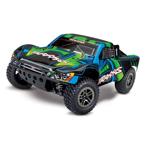 T/XAS SLASH ULTIMATE 4X4 BRUSHLESS SHORT COURSE RACE TRUCK  no Battery/Charger - GREEN