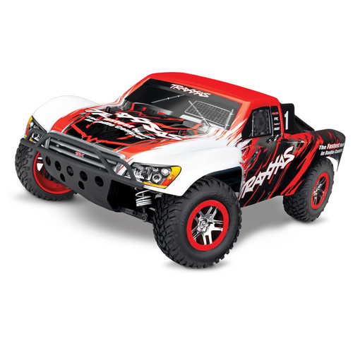 TRAXXAS SLASH 4X4 1/10TH BRUSHLESS 4WD TSM  no Battery/Charger - 39-68086-4RED