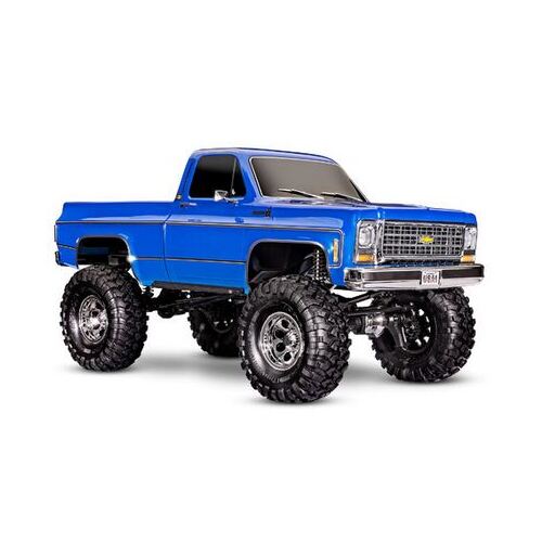 T/XAS TRX-4 SCALE & TRAIL CRAWLER WITH 1979 CHEVROLET K10 TRUCK-METALIC BLUE