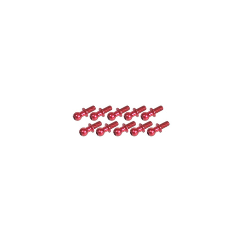 Aluminium 4.8 Mm Ball Stud L=6 - 10 Pcs - 3Rac-Bs4806/Re