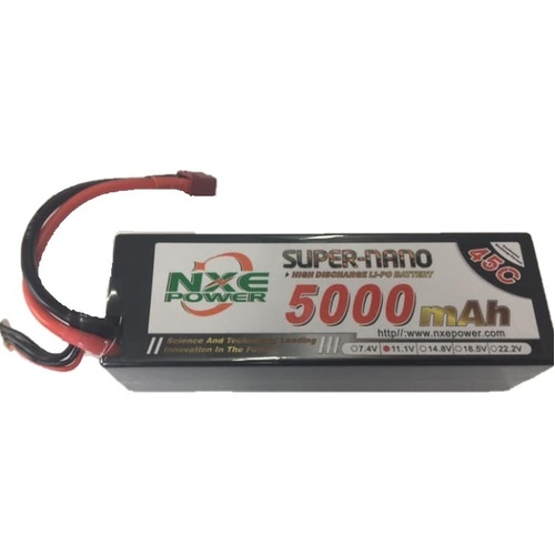 11.1v 5000mah 45c Hard case Lipo w/Deans