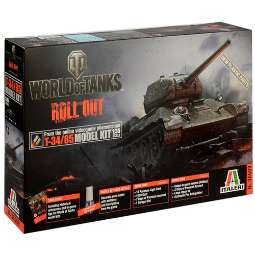 ITALERI T-34/85 World Of Tank Series 1:35 - 51-36509
