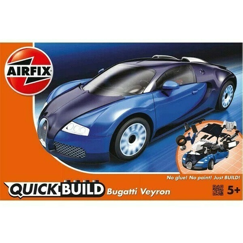 Airfix Plastic Model Kit Quickbuild Bugatti Veyron - 56-J6008
