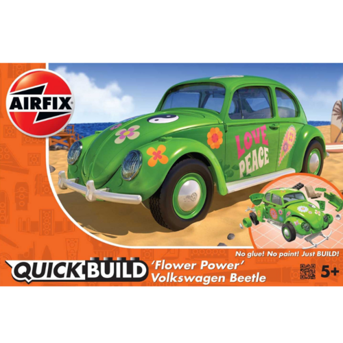 AIRFIX QUICKBUILD VW BEETLE FLOWER-POWER