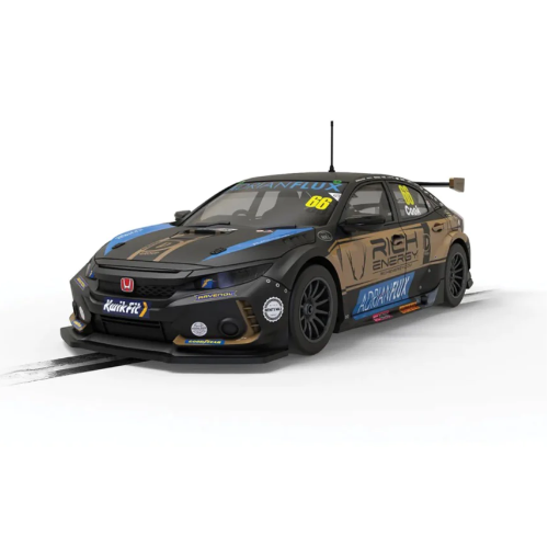 Scalextric C4409 Honda Civic FK8 Type R BTCC 2022 BTC Racing Josh Cook Slot Car