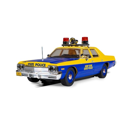 SCALEXTRIC 1/32 DODGE MONACO NY STATE POLICE SLOT CAR