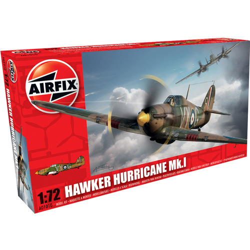 Airfix Plastic Model Kit Hawker Hurricane Mk1 1:72 - 58-01010