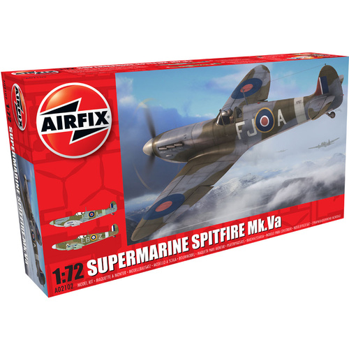Airfix Plastic Model Kit Supermarine Spitfire Va - 58-02102