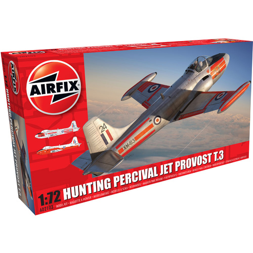 AIRFIX T3 HUNTING PERCIVAL JET PROVOST T.3/T 1:72