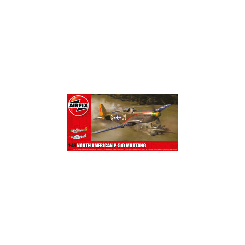 AIRFIX NORTH AMERICAN P-51D MUSTANG 1/48