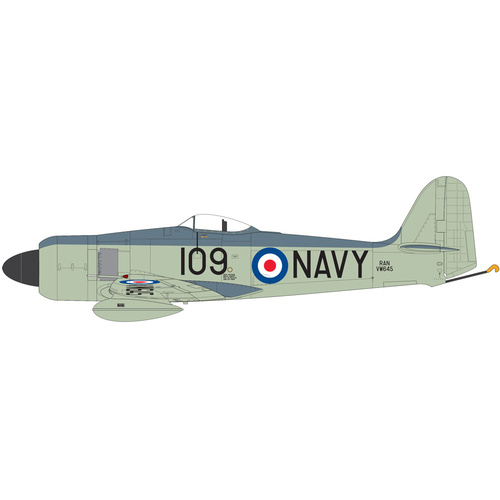 "AIRFIX HAWKER SEA FURY FB.II 'EXPORT EDITION', 1:48 AUST.DECALS"