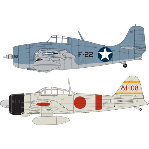 AIRFIX MIG 17F FRESCO DOUGLAS A-4B SKYHAWK DOGFIGHT DOUBLE 1:72