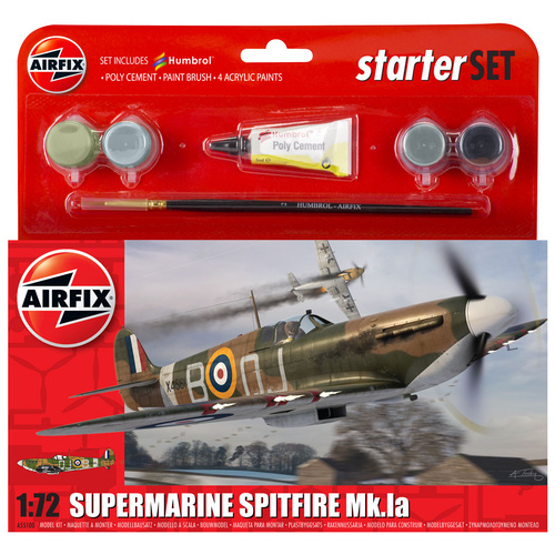AIRFIX STARTER SET SPITFIRE MK1A 1:72
