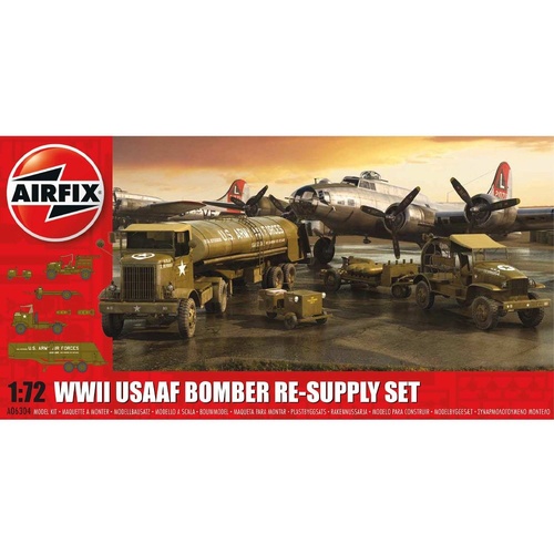 AIRFIX 1/72 WWII USAAF BOMBER RESUPPLY SET