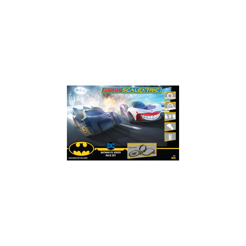 MICRO SCALEXTRIC BATMAN VS JOKER BATTERY POWERED RACE SET