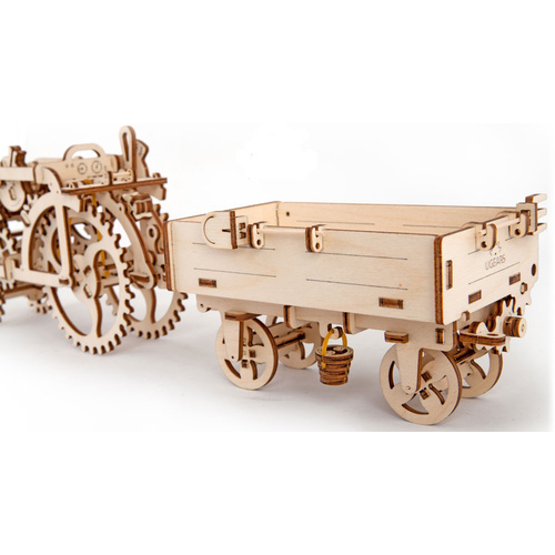 UGEARS Trailer for Tractor Wooden Model - 70006