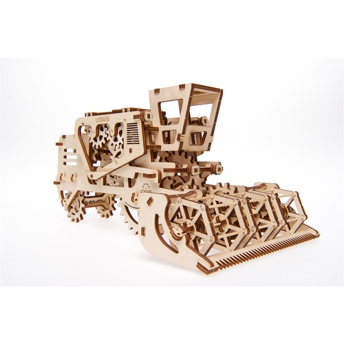 UGEARS Combine Harvester Wooden Model Kit- 70010