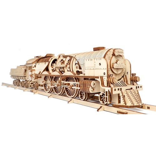 UGEARS  V-Express Steam Train with Tender - 70037