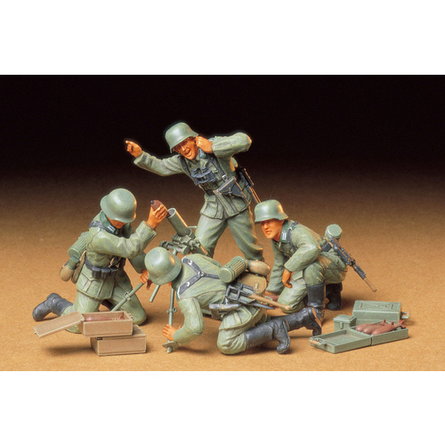 TAMIYA GER. INFANTRY MORTAR TEAM