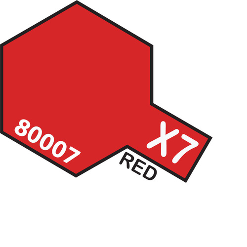 TAMIYA X-7 RED
