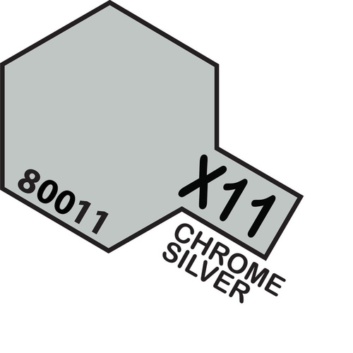 TAMIYA X-11 CHROME SILVER