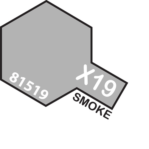 TAMIYA ACRYLIC MINI X-19 SMOKE