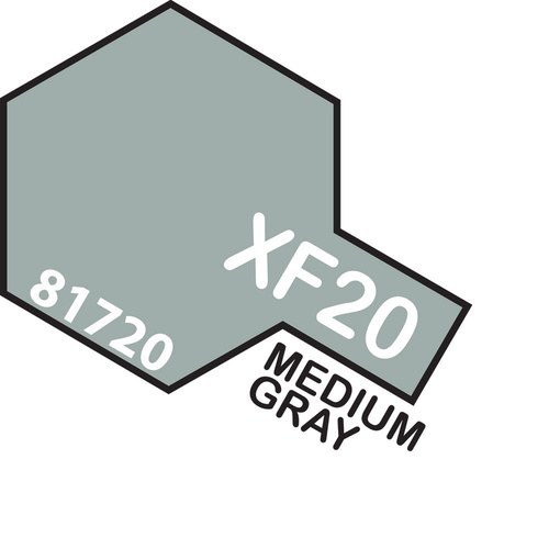 TAMIYA ACRYLIC MINI XF-20 MEDIUM GREY