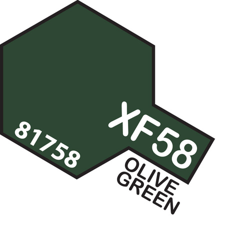 TAMIYA ACRYLIC MINI XF-58 OLIVE GREEN