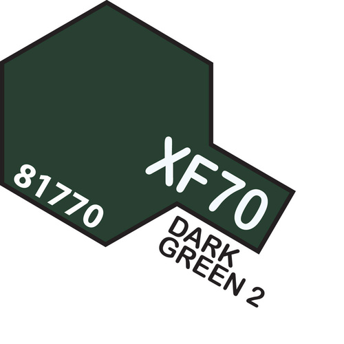 TAMIYA ACRYLIC MINI XF-70 DARK GREEN 2