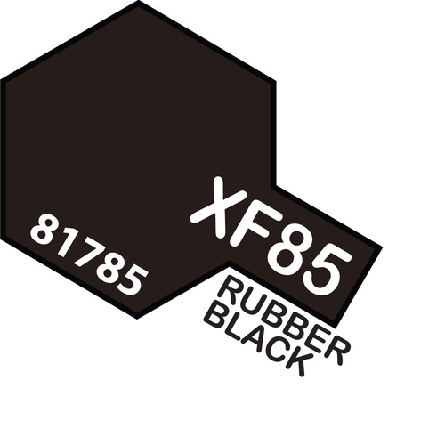 TAMIYA ACRYLIC MINI XF-85 RUBBER BLACK