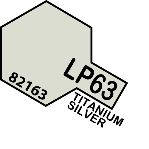TAMIYA LP-63 TITANIUM SILVER