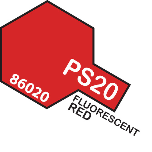 TAMIYA PS-20 FLUORESCENT RED