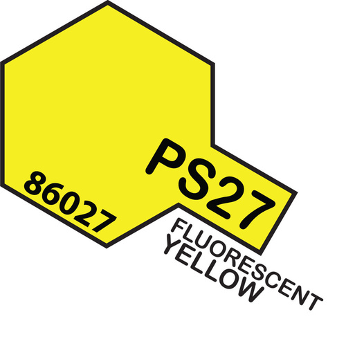 TAMIYA PS-27 FLUORESCENT YELLOW