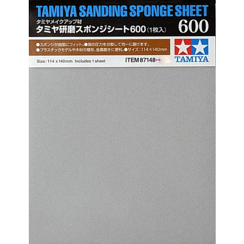 TAMIYA SANDING SPONGE SHEET 600
