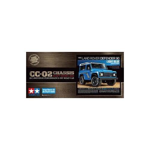 TAMIYA '90 DEFENDER 90 PRE-PAINTED CC-02 No ESC - 76-T47478A
