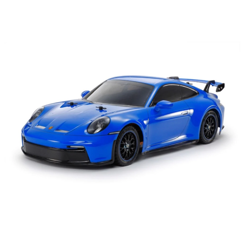 Tamiya 1/10 Porsche 911 GT3 992 RC Kit Blue Painted Body (TT-02) 47496