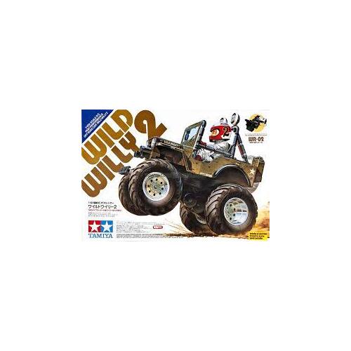 Tamiya 58242 1/10 WR-02 Chassis Wild Willy 2 Wheelie INC ESC