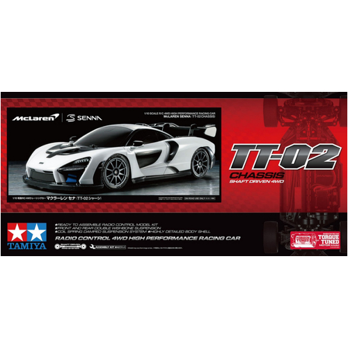 TAMIYA MCLAREN SENNA (TT-02) 1/10 no esc