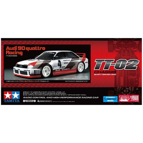 TAMIYA AUDI 90 QUATTRO RACING (TT-02)