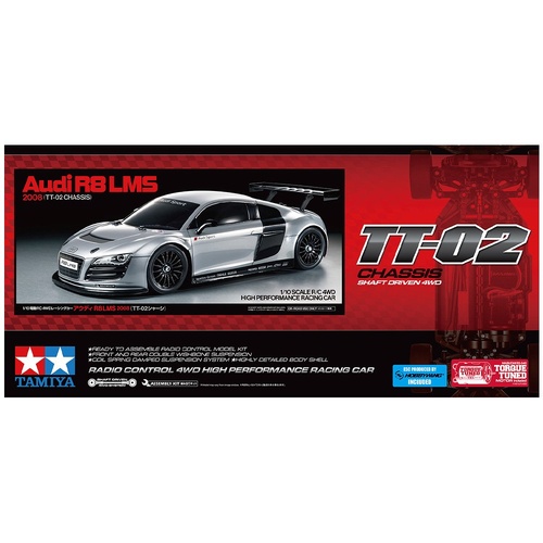 TAMIYA AUDI R8 LMS 2008 (TT-02)
