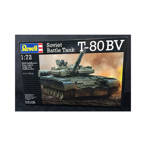 REVELL T-80Bv 1-72 Scale Plastic Model Kit - 95-03016