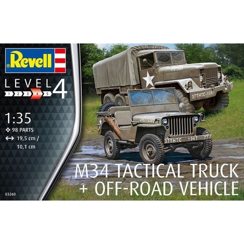 REVELL M34 TACTICAL & OFF ROAD VEHICLE 1:35