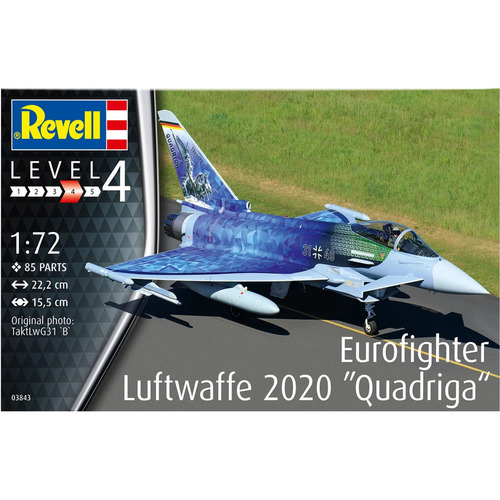 REVELL EUROFIGHTER "LUFTWAFFE 2020 QUADRIGA" 1:72