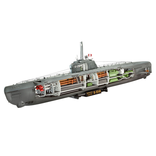 REVELL U-BOOT TYP XXI W/INTERIOR 1:144