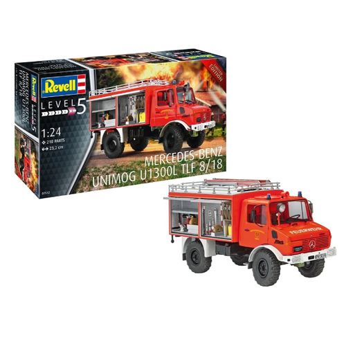 Revell 07512 1/25 Mercedes-Benz Unimog U 1300 TLF 8/18