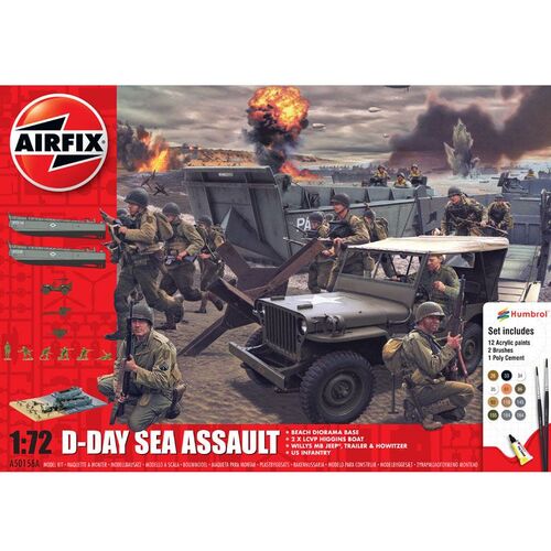 AIRFIX D-DAY 75TH ANNIVERSARY SEA ASSAULT GIFT SET