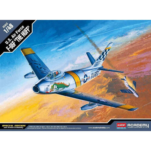 Academy 1/48 F-86F The Huff Limited Edition Plastic Model Kit [12234]