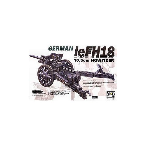 AFV Club 1/35 German Lefh18 105mm Howitzer Plastic Model Kit [AF35050]